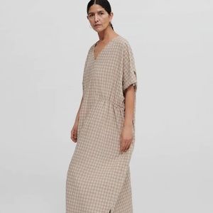Cordera Checkered Maxi Dress